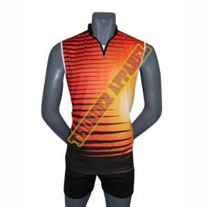 NVB-7018 Sublimated volleyball jersey and shorts